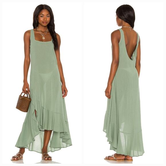 Tularosa Dresses & Skirts - Tularosa Karla Maxi Dress in Olive Green XS